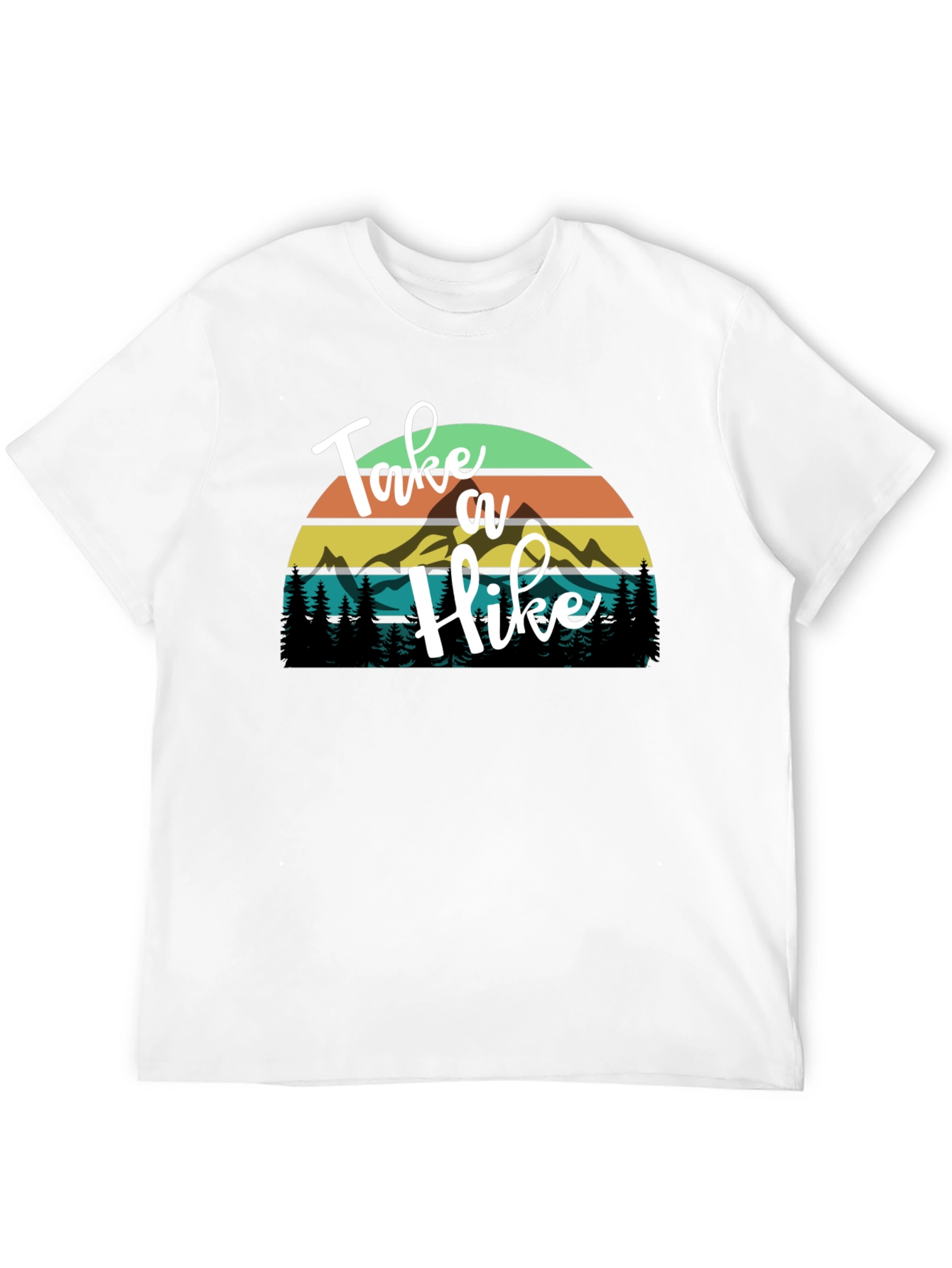 Take a Hike Graphic Tee - Mountain Adventure Shirt