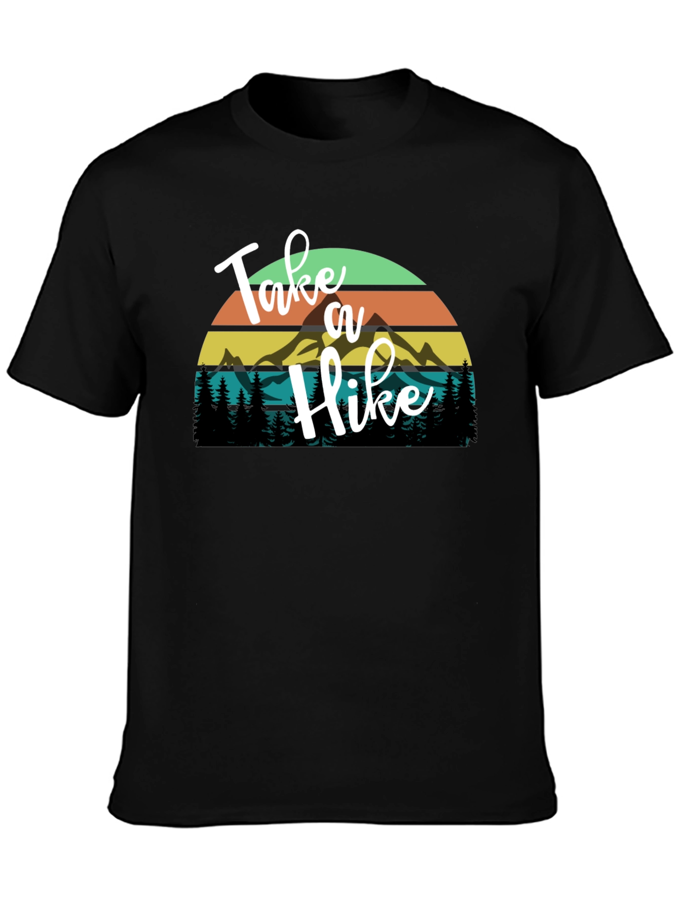 Take a Hike Graphic Tee - Mountain Adventure Shirt