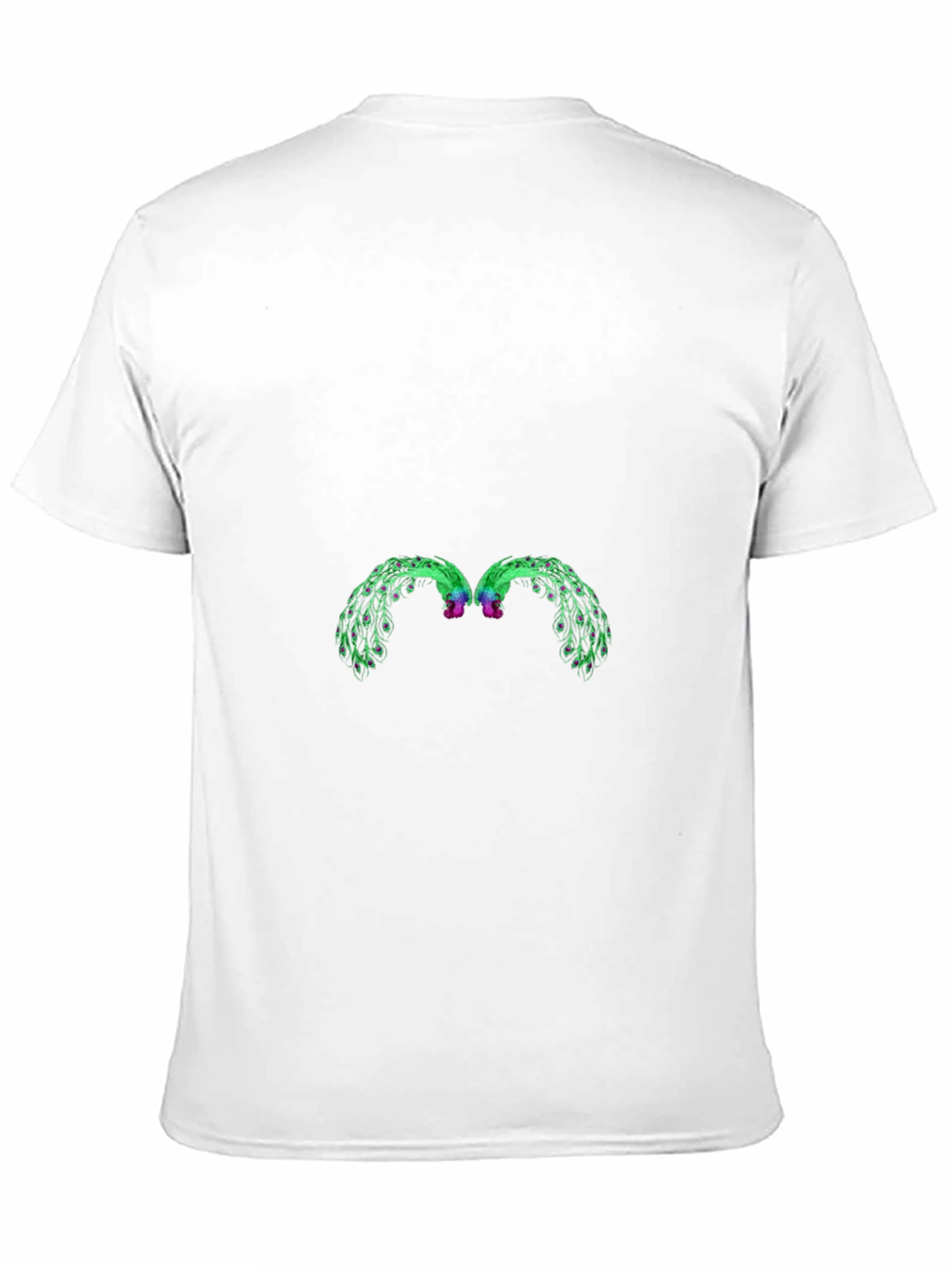 Abstract Graphic Black Crew Neck Tee