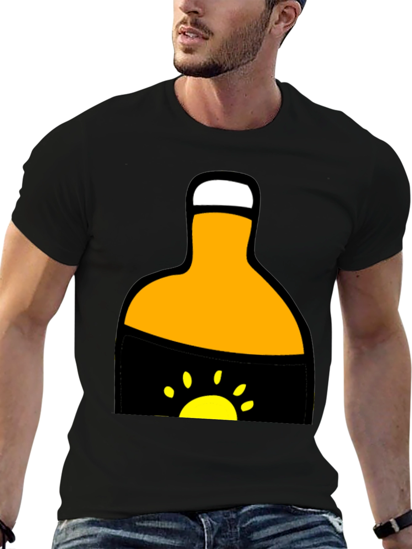 Sunrise Pocket Graphic Tee - Unique Design