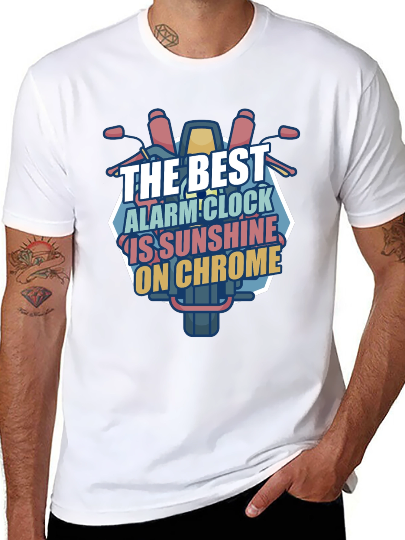 Sunshine on Chrome Graphic Tee