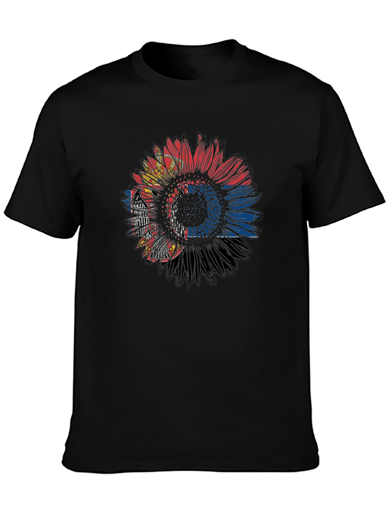 Sunflower Flag Graphic T-Shirt
