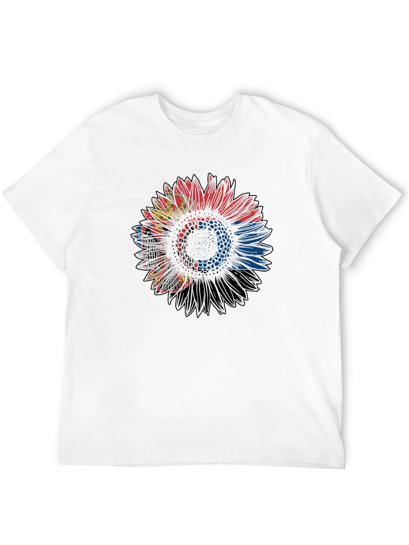 Sunflower Flag Graphic T-Shirt