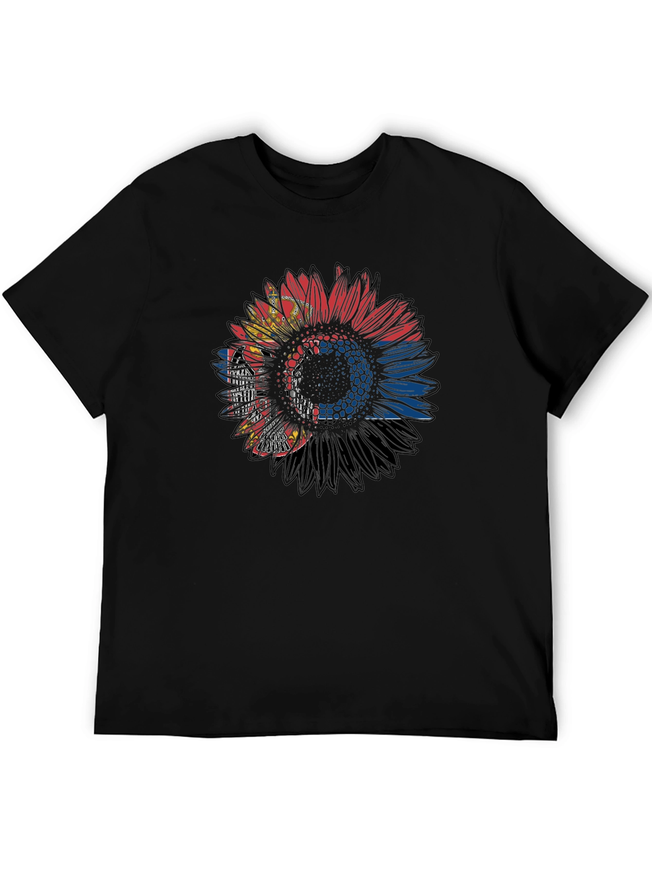 Sunflower Flag Graphic T-Shirt