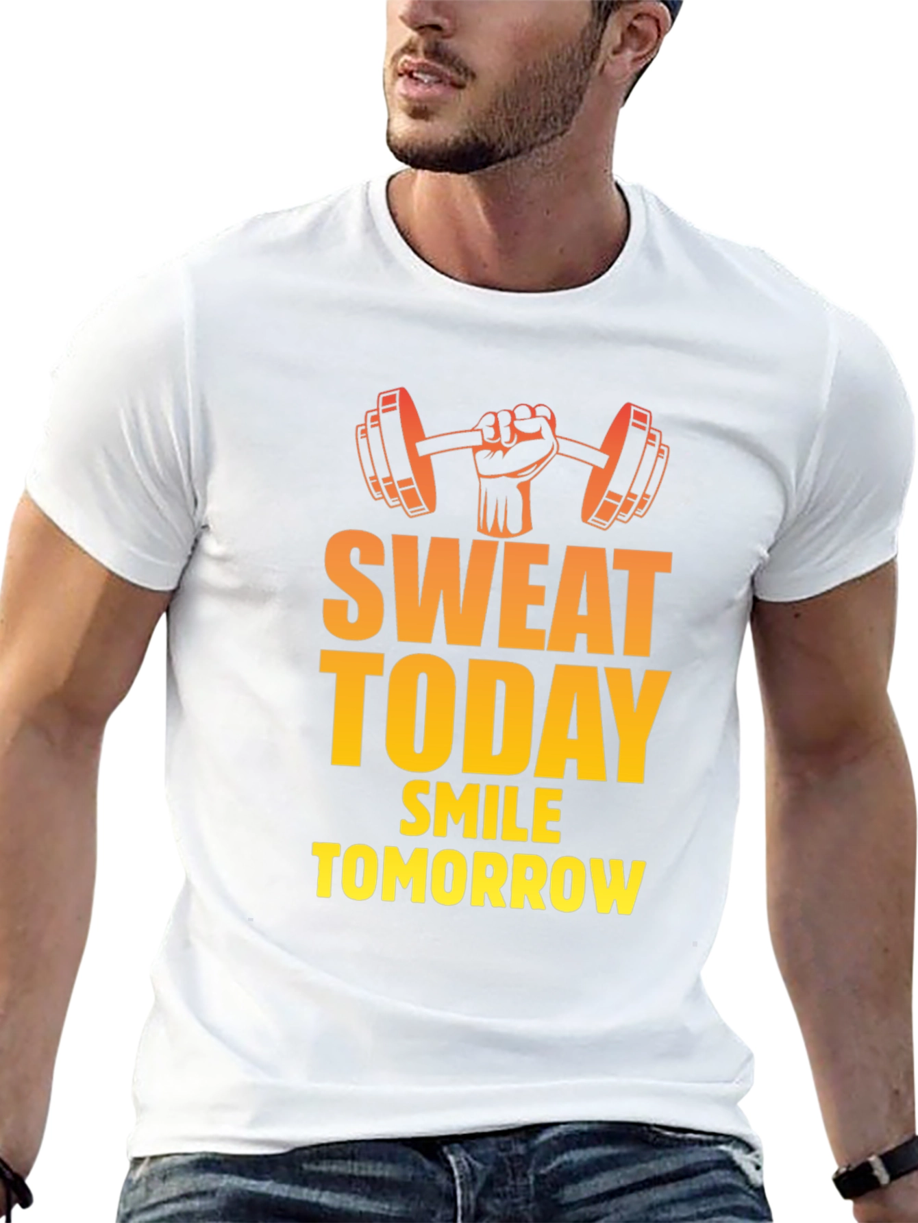 Sweat Today Smile Tomorrow Gym T-Shirt