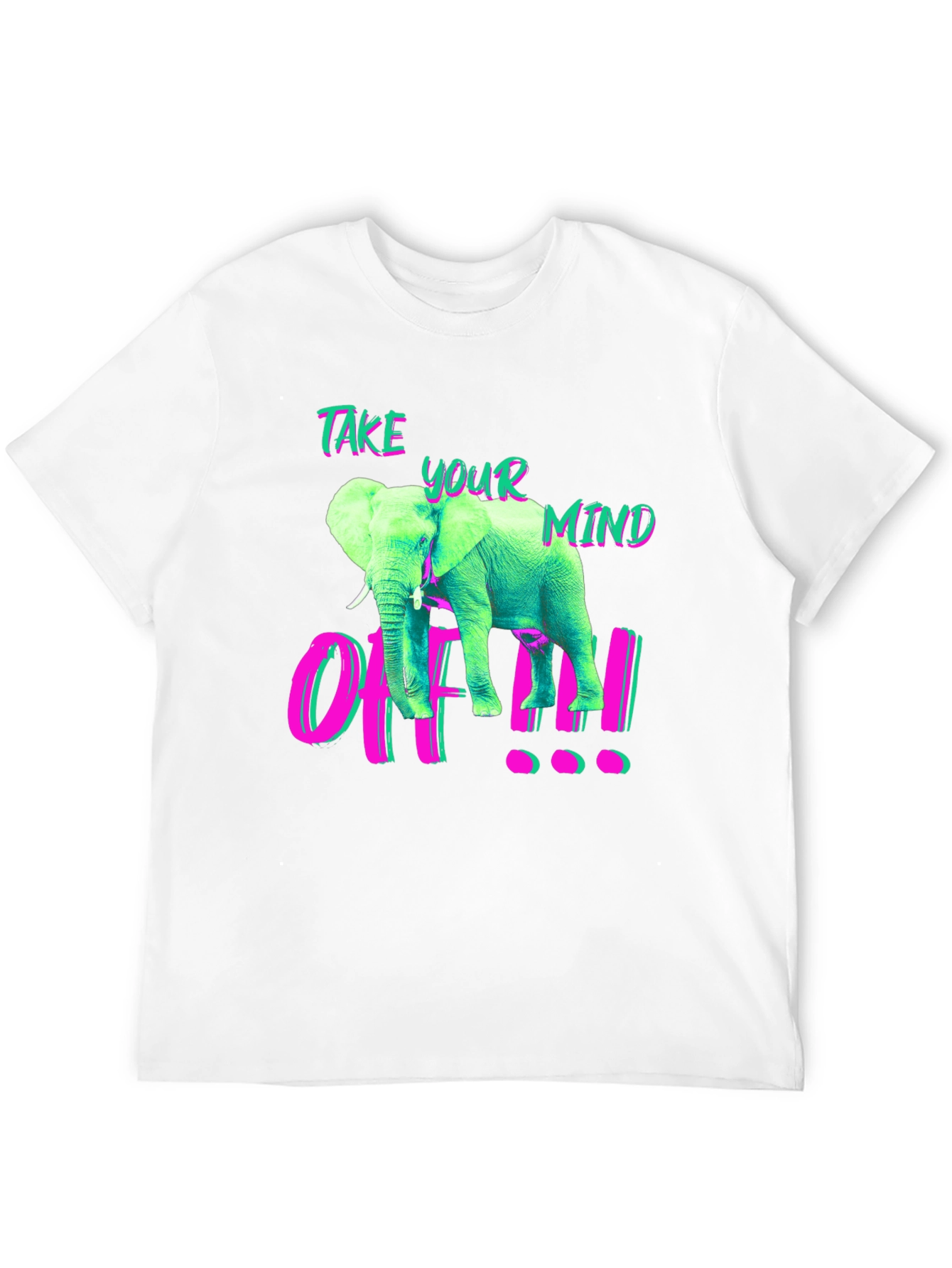 Take Your Mind Off Elephant Graphic T-Shirt