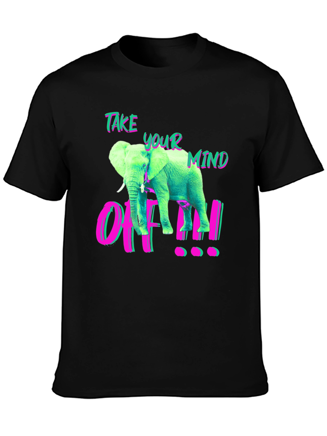 Take Your Mind Off Elephant Graphic T-Shirt