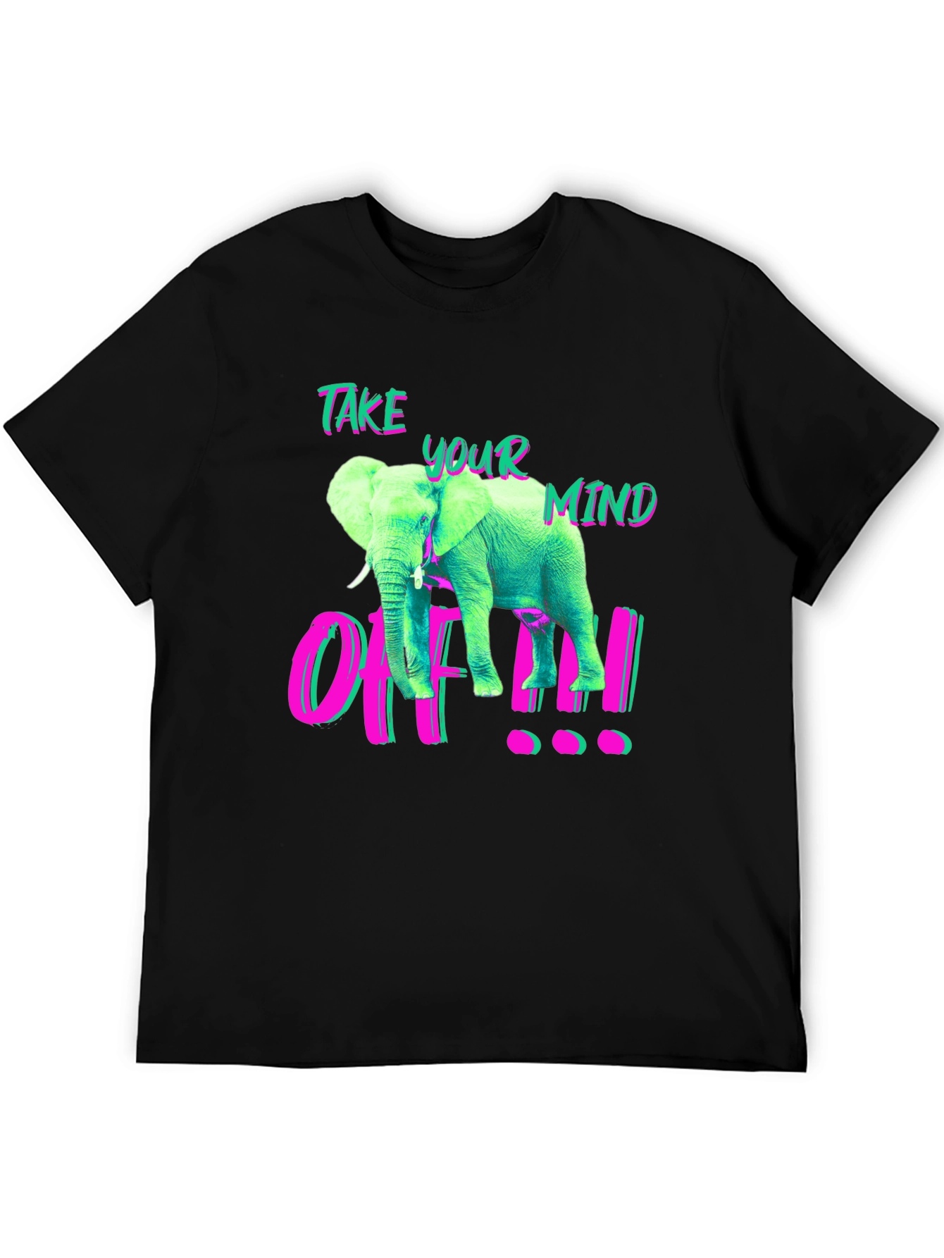 Take Your Mind Off Elephant Graphic T-Shirt