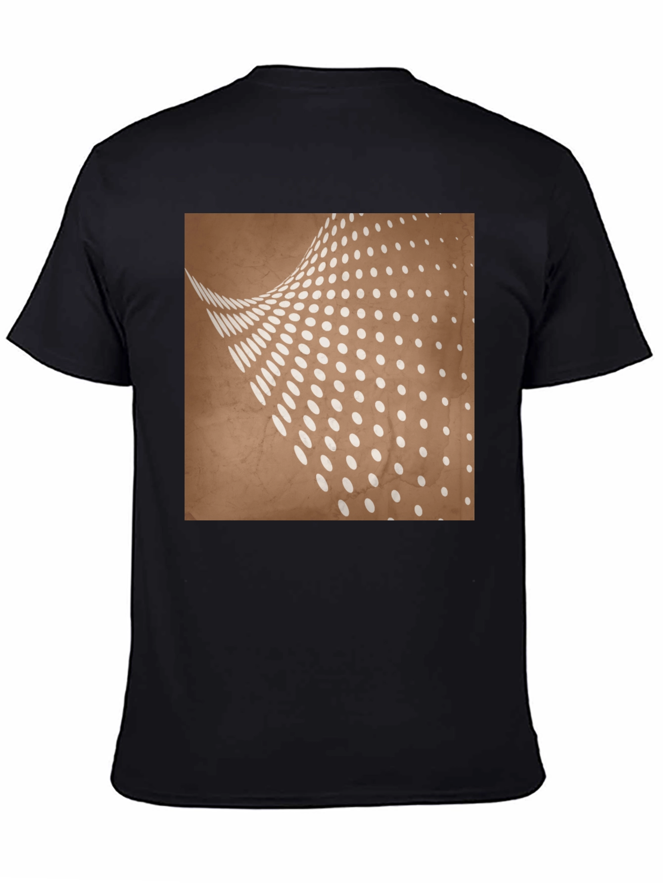 Abstract Dot Pattern Graphic Tee - Trendy Casual Wear