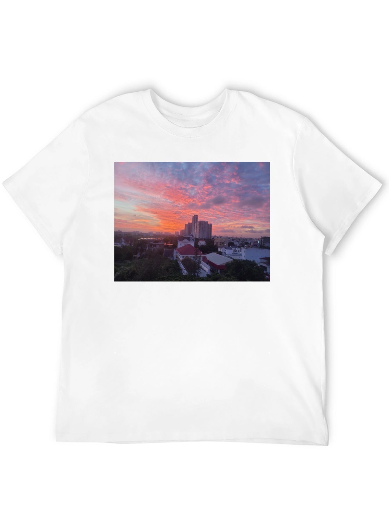 Sunset Cityscape Graphic Tee