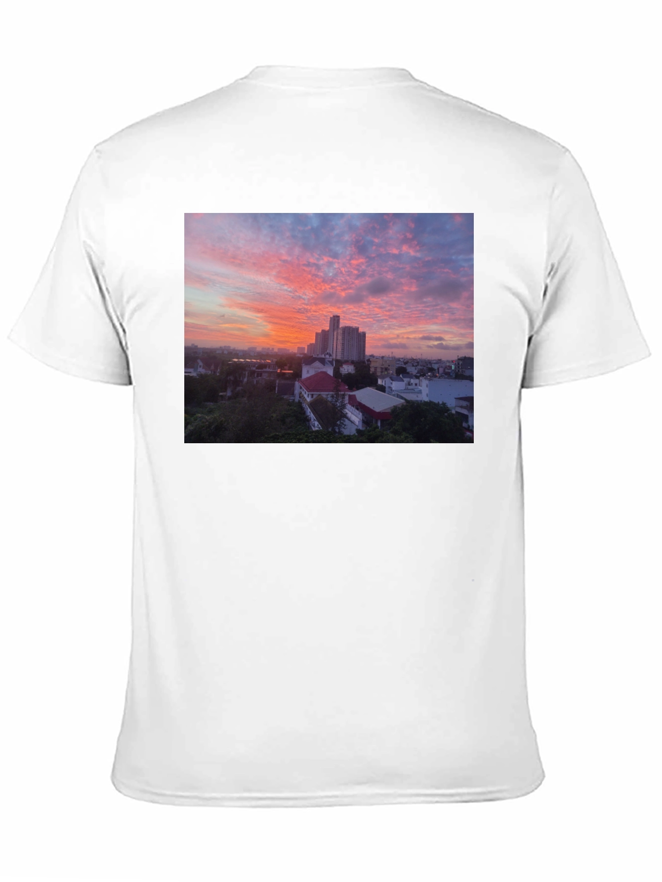 Sunset Cityscape Graphic Tee