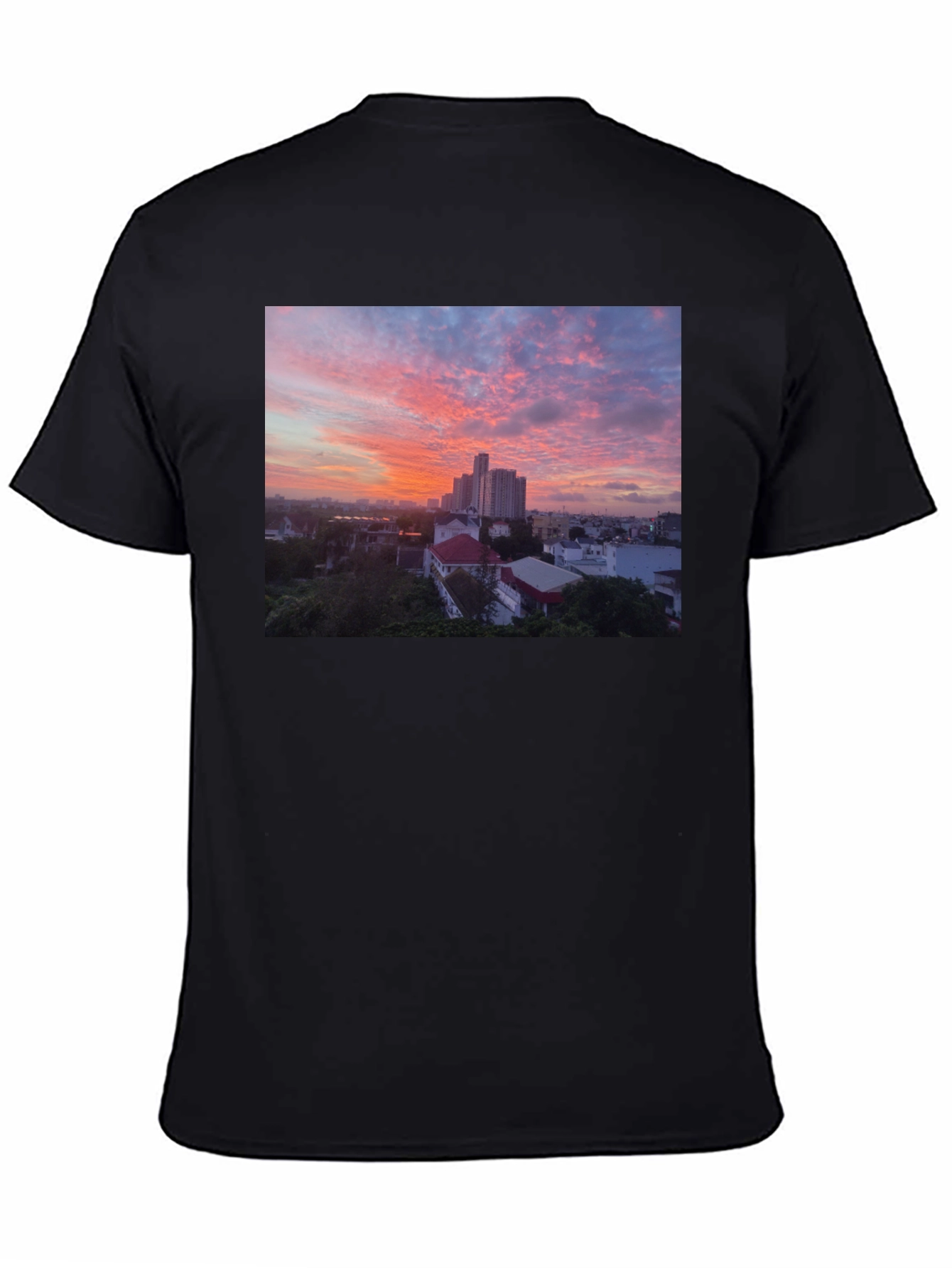 Sunset Cityscape Graphic Tee