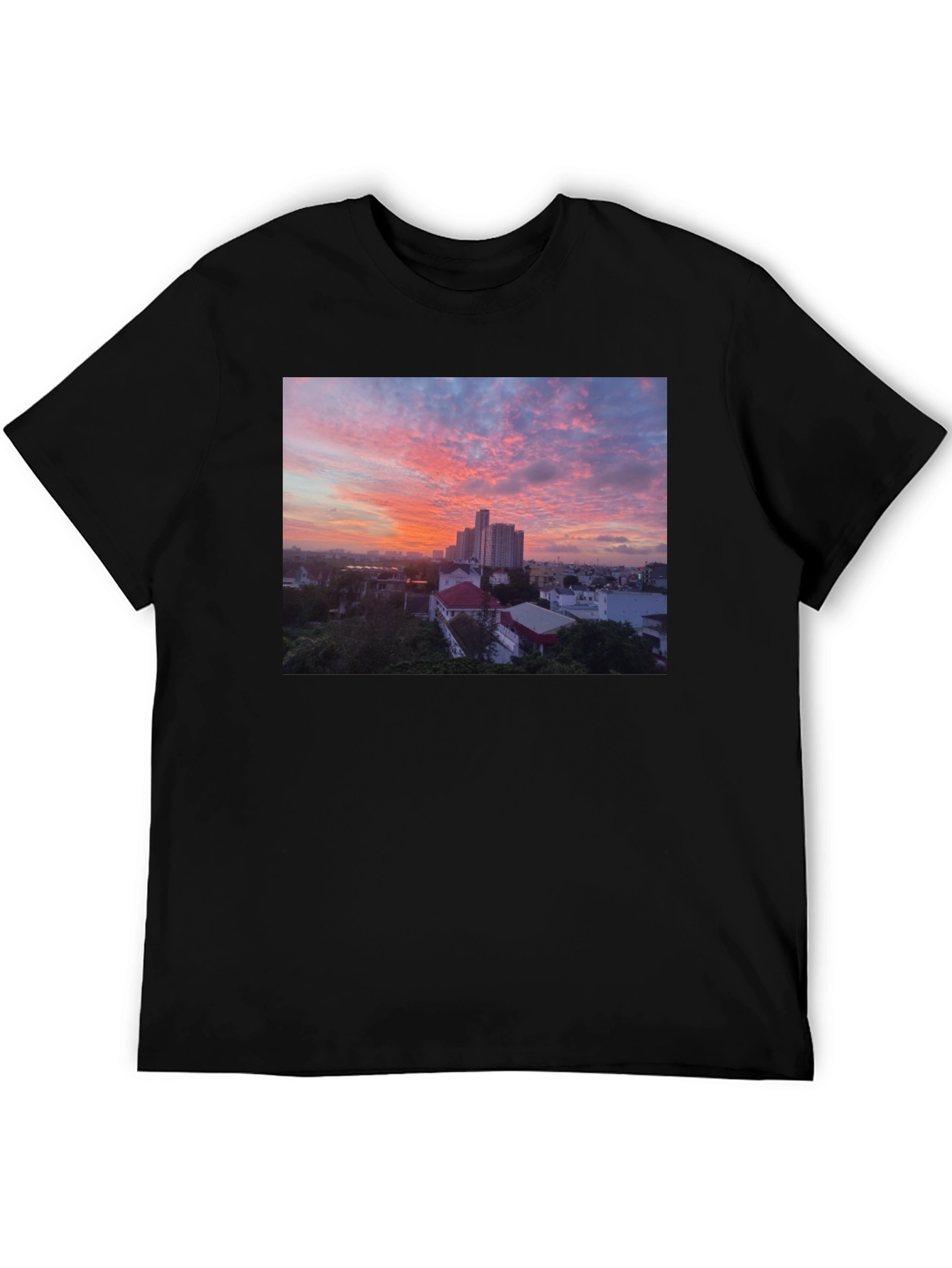 Sunset Cityscape Graphic Tee