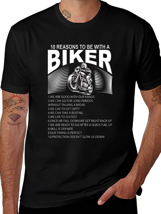 10 Reasons to Date a Biker T-Shirt