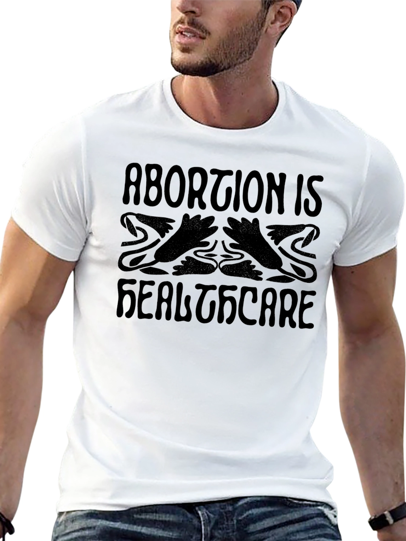 Abortion is Healthcare Black T-Shirt