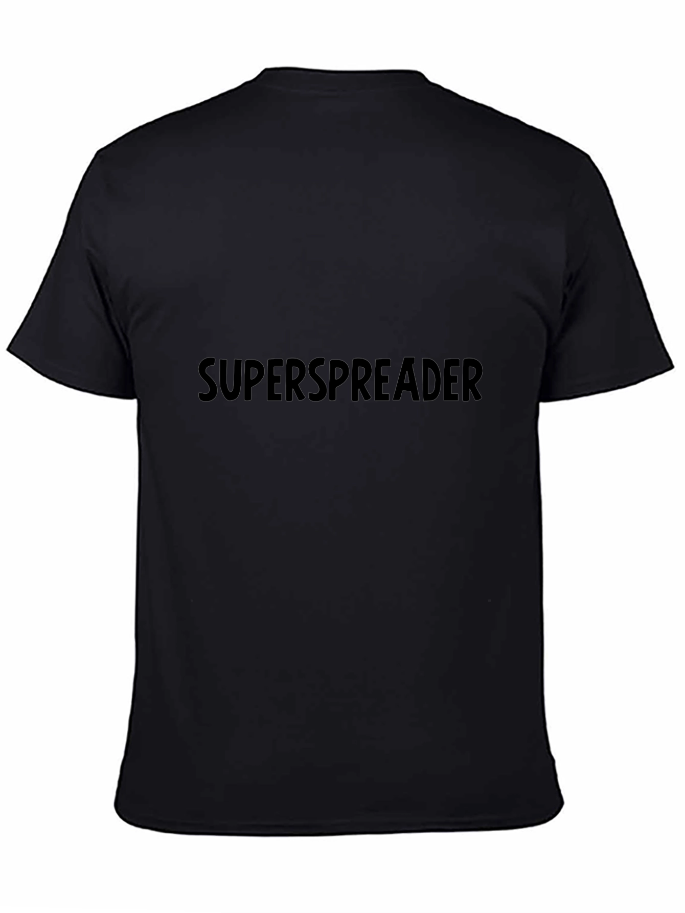 Superspreader Graphic Tee - Black Cotton Blend