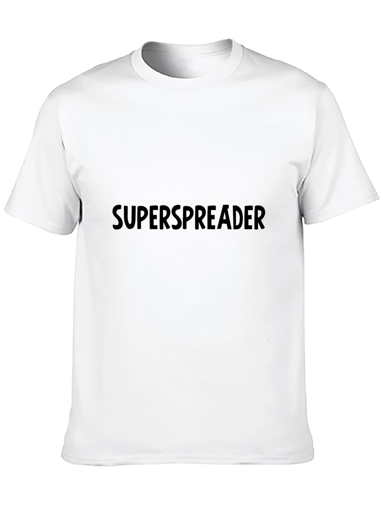 Superspreader Graphic Tee - Black Cotton Blend