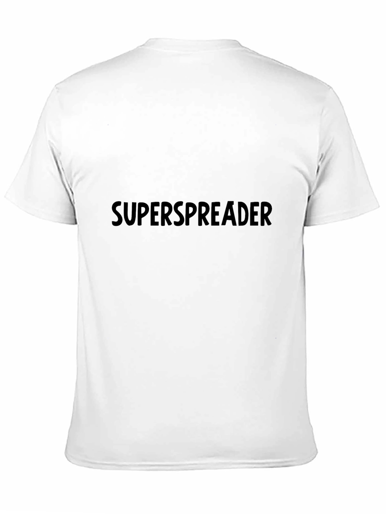 Superspreader Graphic Tee - Black Cotton Blend