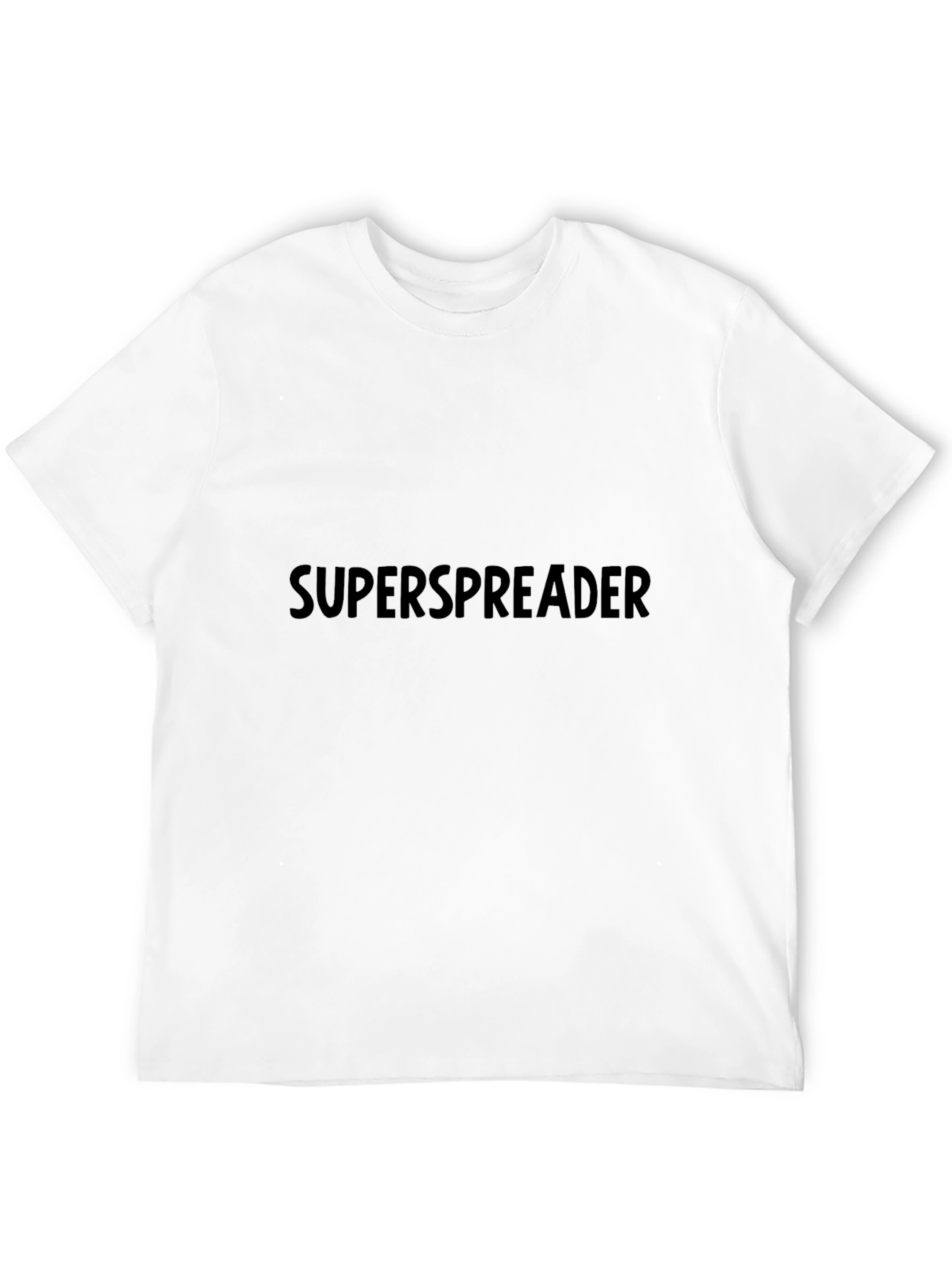 Superspreader Graphic Tee - Black Cotton Blend