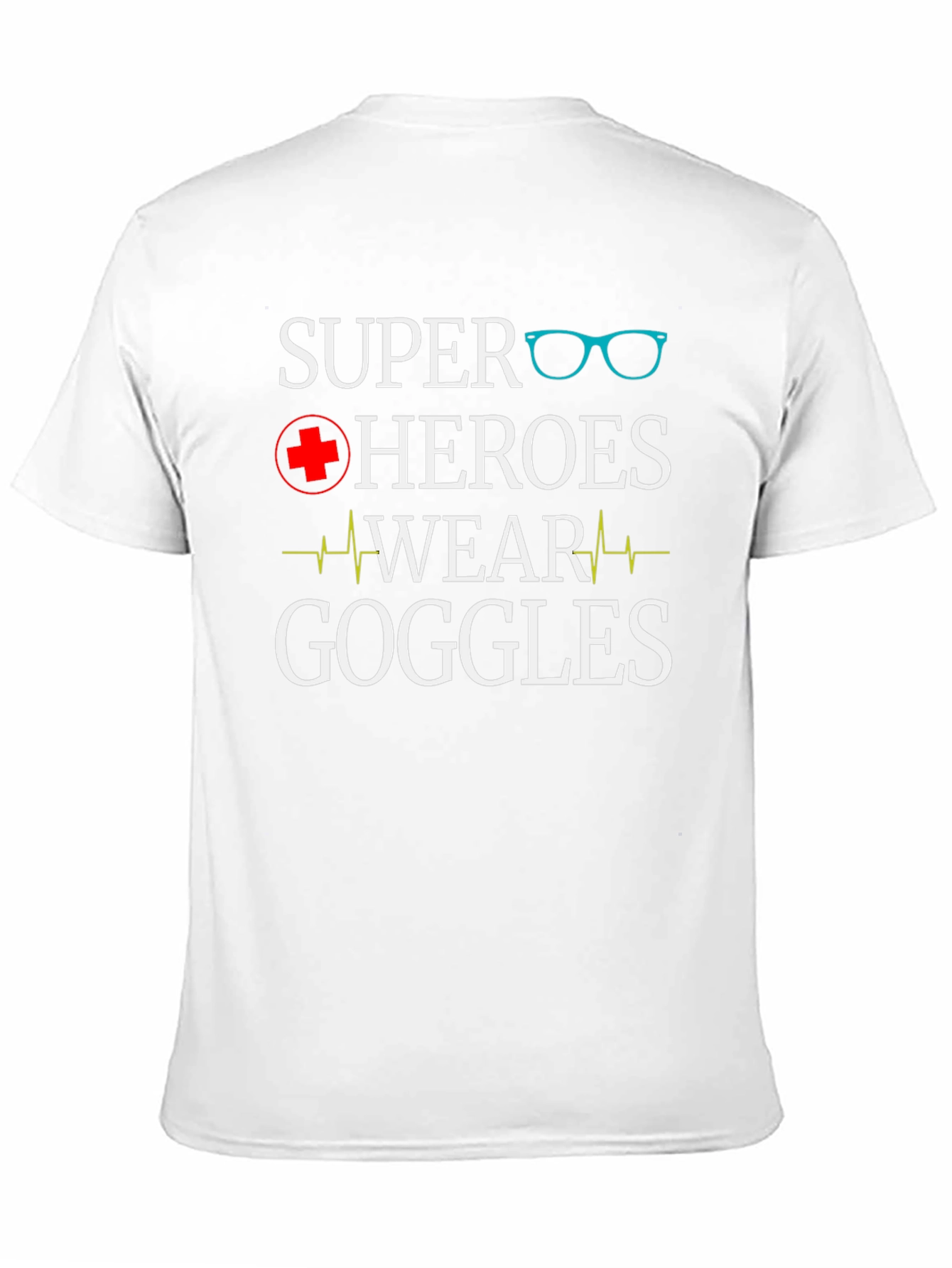 Super Heroes Wear Goggles Graphic Tee