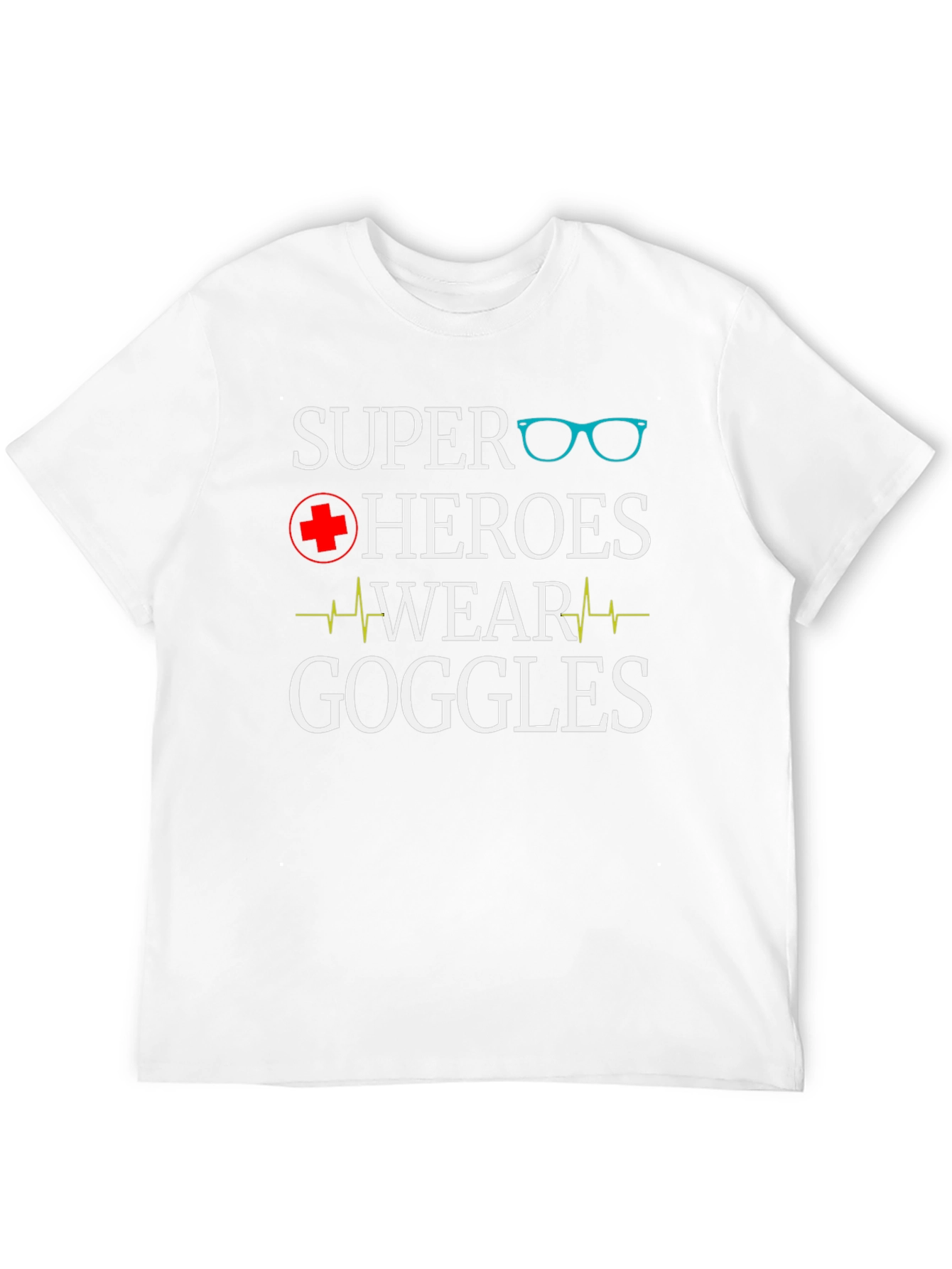 Super Heroes Wear Goggles Graphic Tee