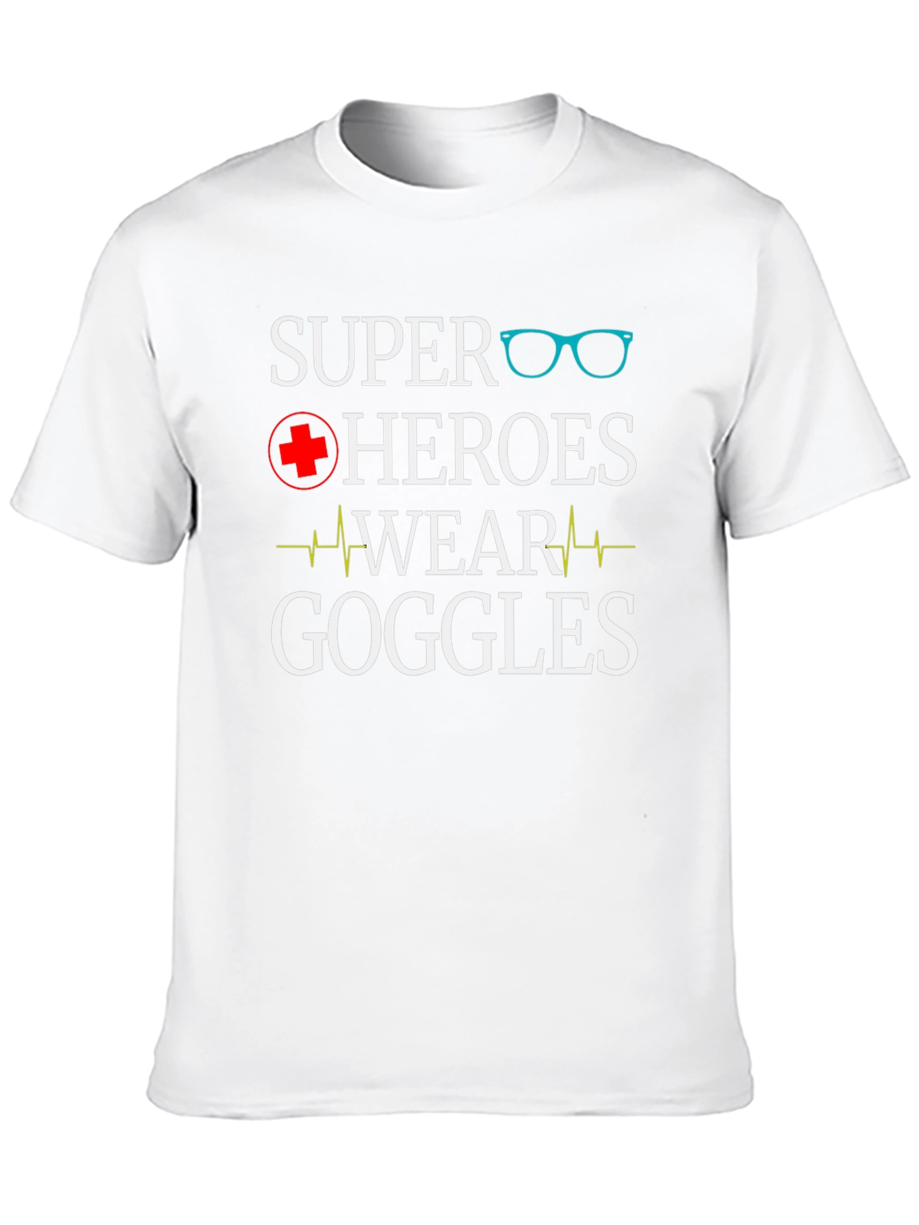 Super Heroes Wear Goggles Graphic Tee