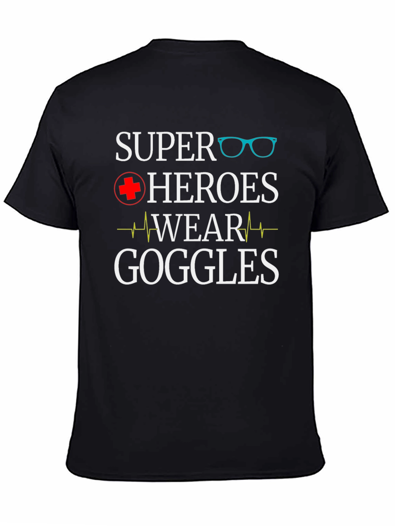 Super Heroes Wear Goggles Graphic Tee