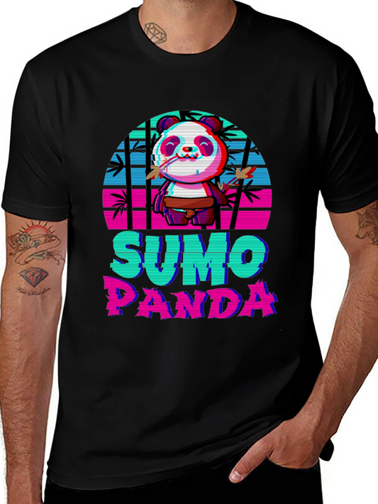 Sumo Panda Graphic T-Shirt