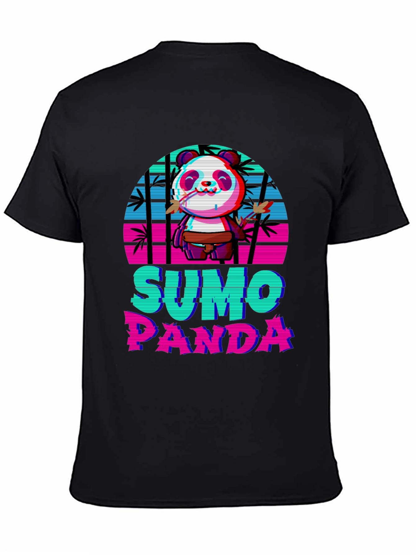 Sumo Panda Graphic T-Shirt