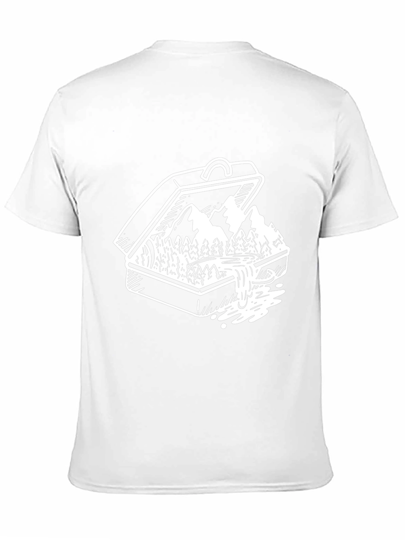 Suitcase Landscape Graphic Tee