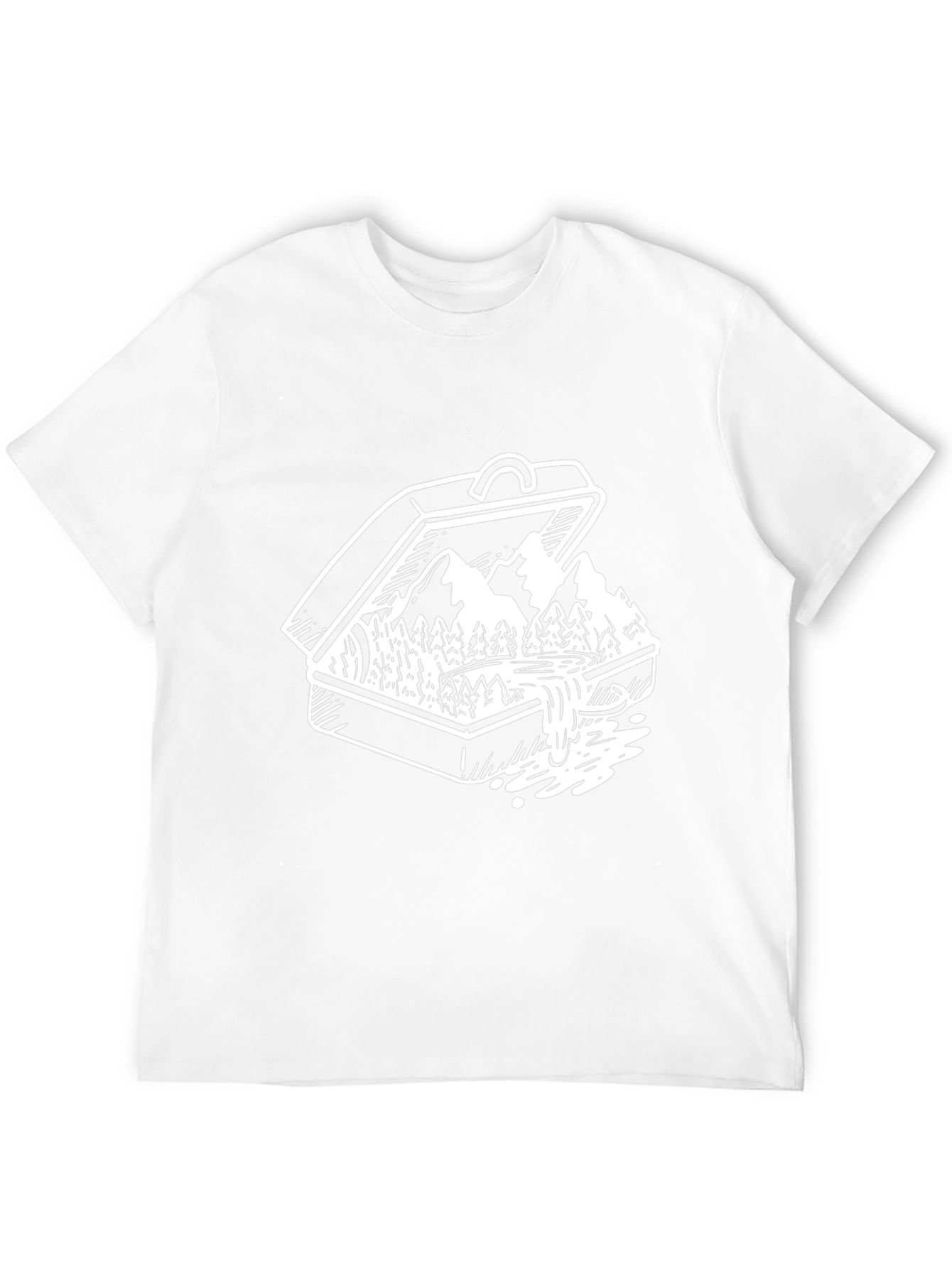 Suitcase Landscape Graphic Tee