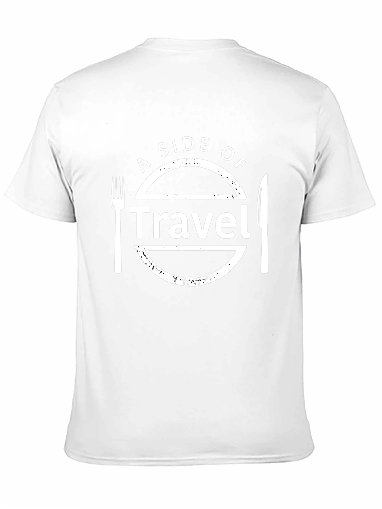 A Side Of Travel Black Graphic T-Shirt
