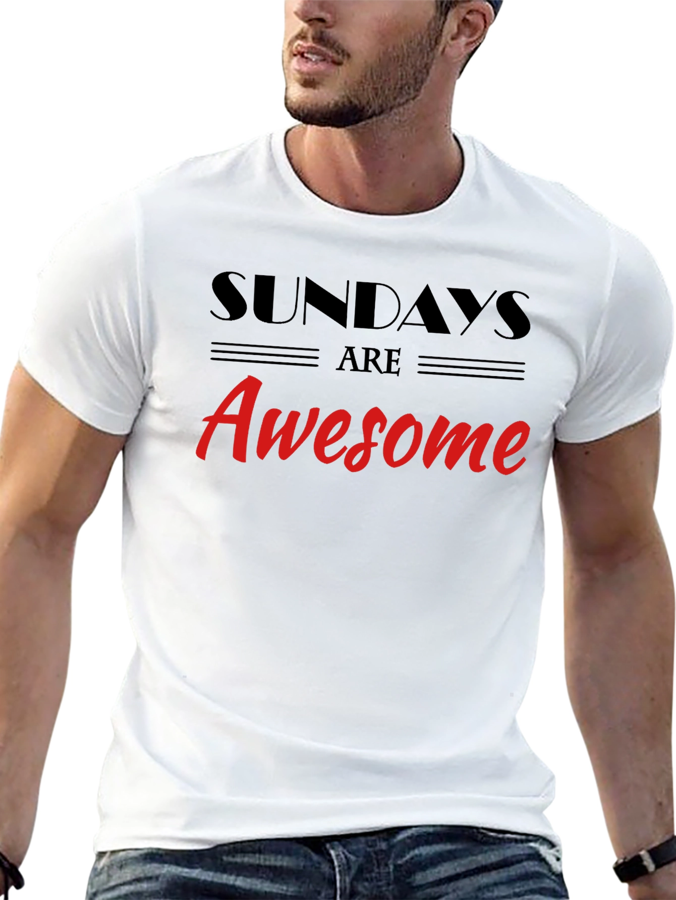 Sundays Are Awesome Graphic Tee