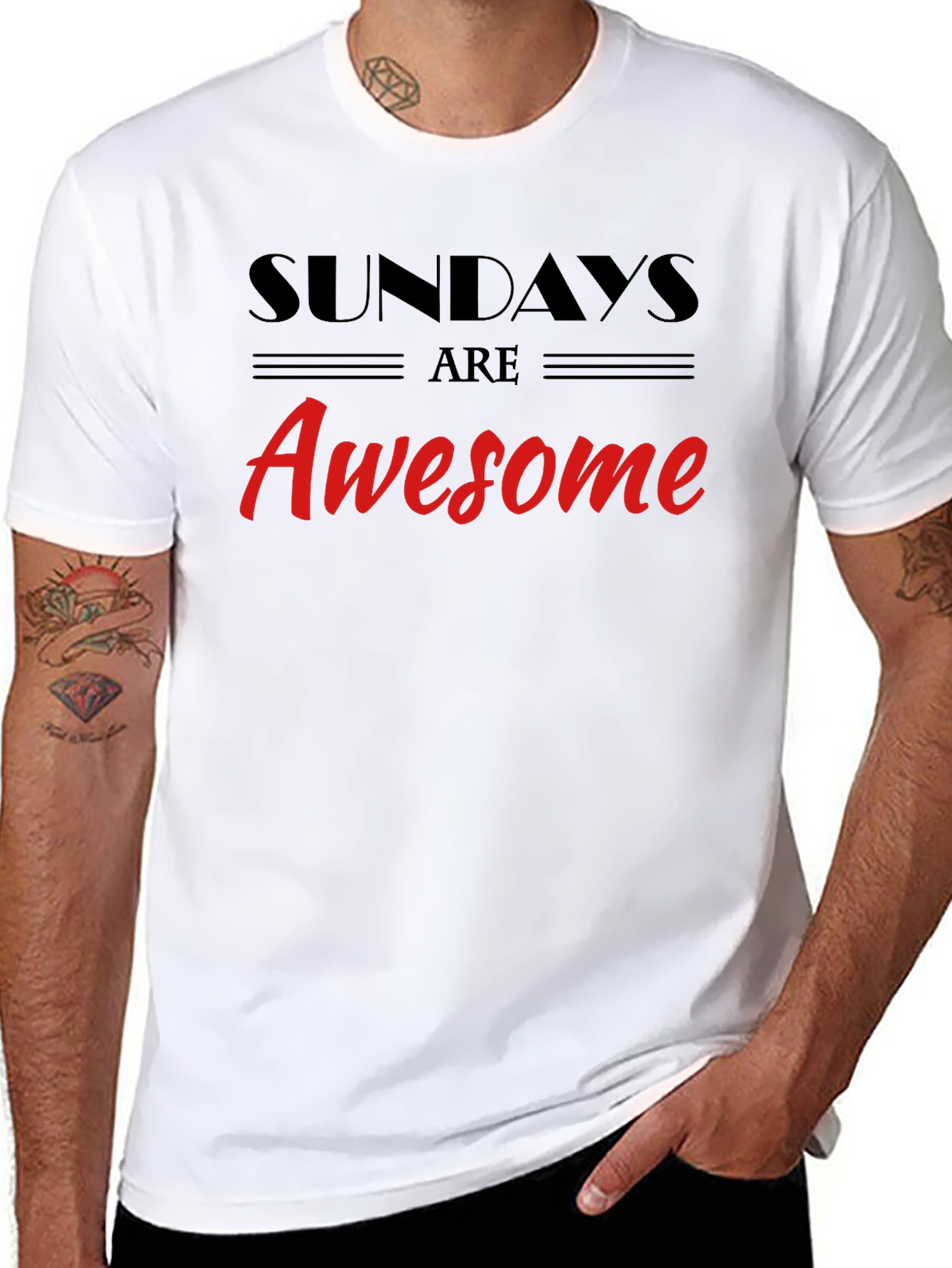 Sundays Are Awesome Graphic Tee