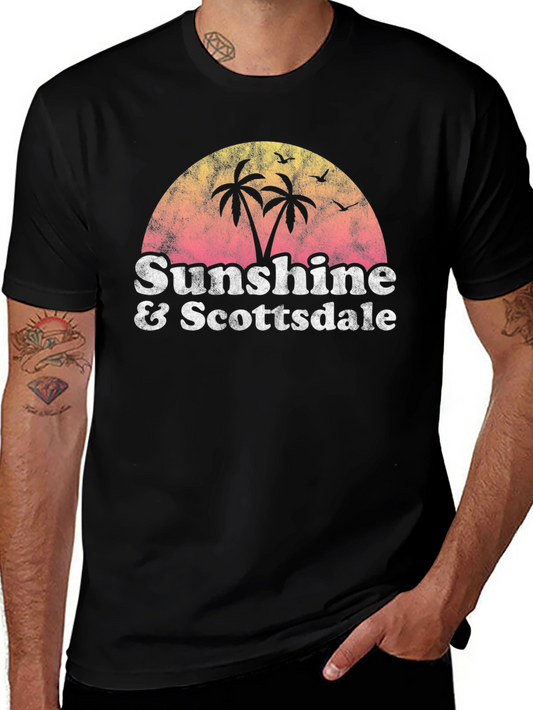 Sunshine & Scottsdale Retro Graphic Tee