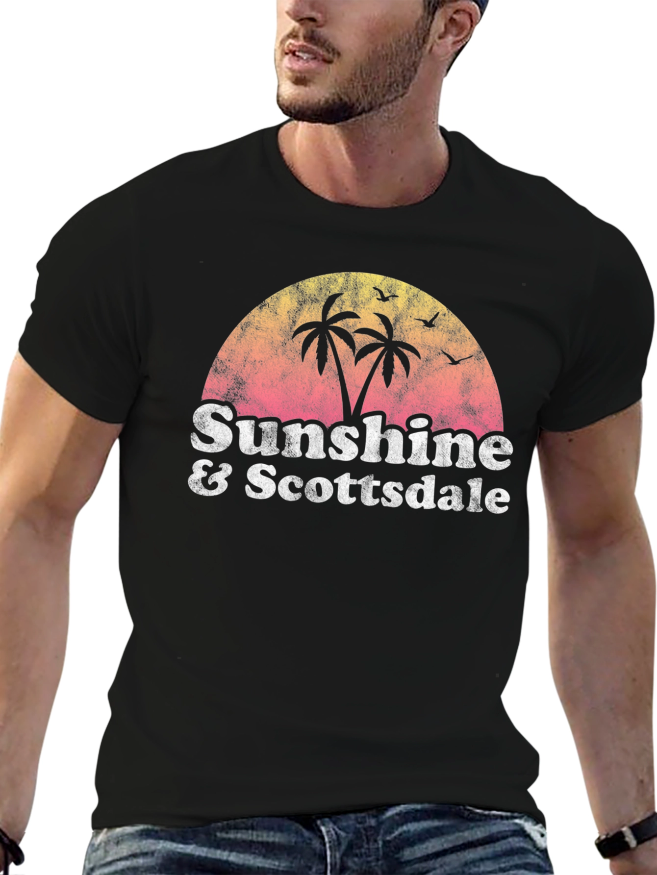 Sunshine & Scottsdale Retro Graphic Tee