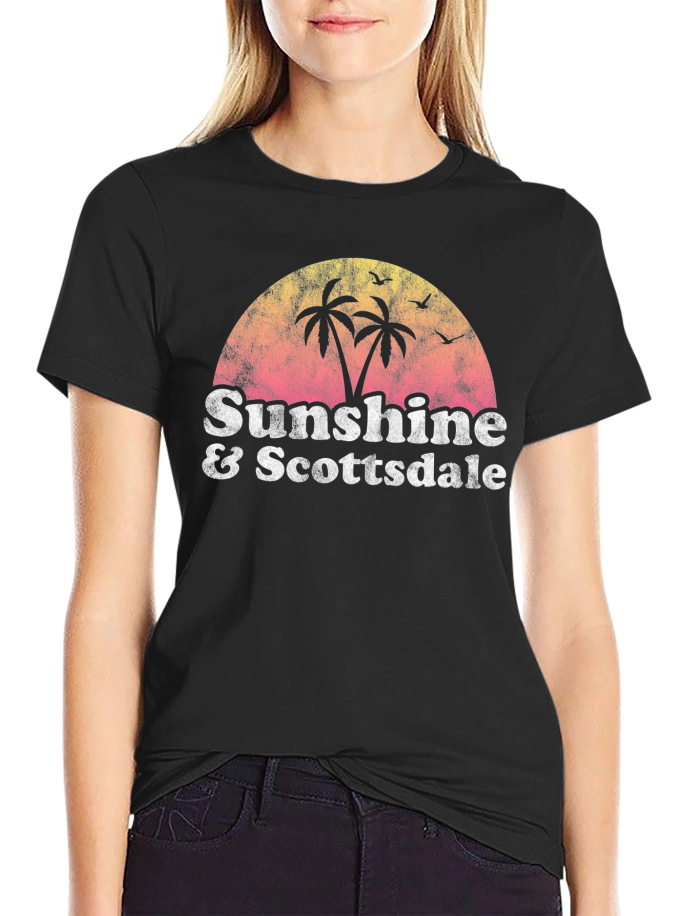 Sunshine & Scottsdale Retro Graphic Tee