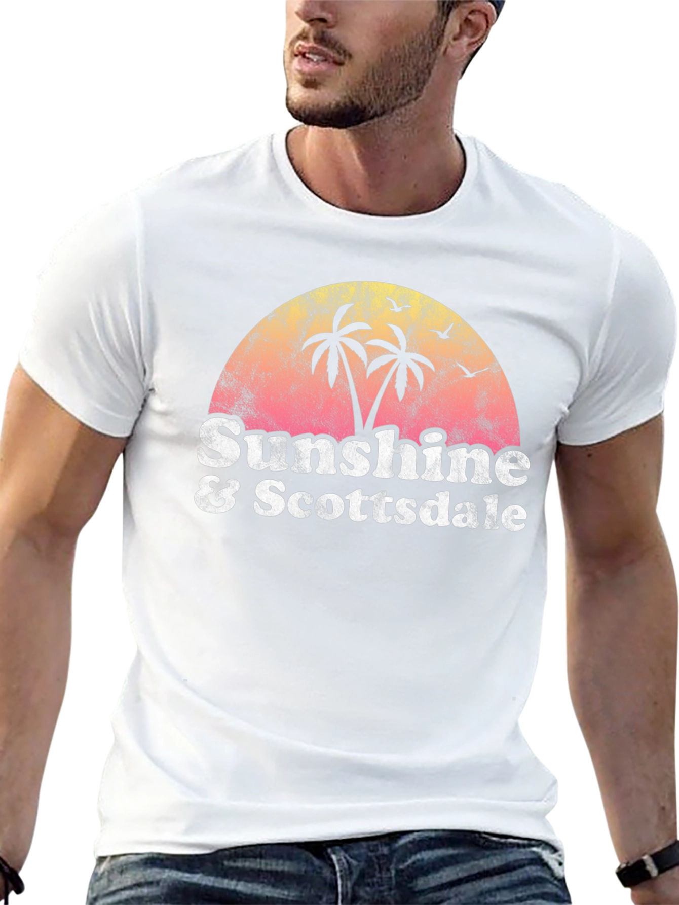 Sunshine & Scottsdale Retro Graphic Tee