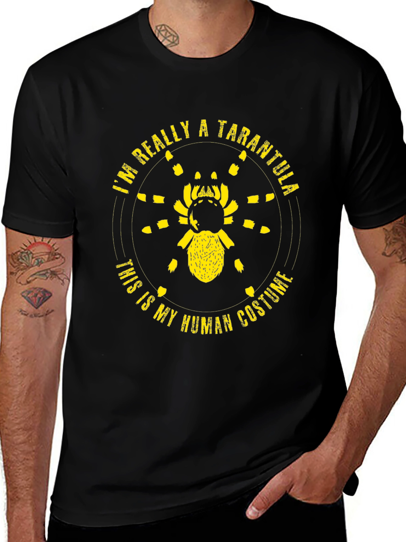 Tarantula Human Costume Graphic T-Shirt