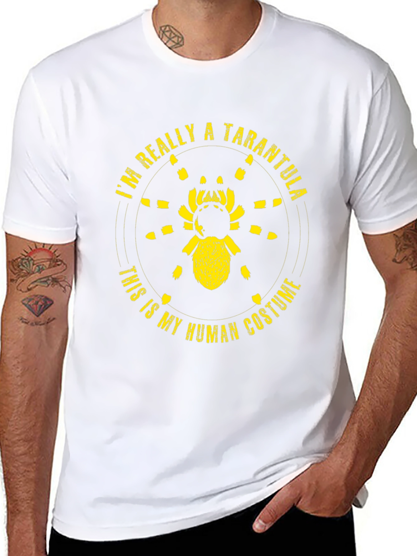 Tarantula Human Costume Graphic T-Shirt