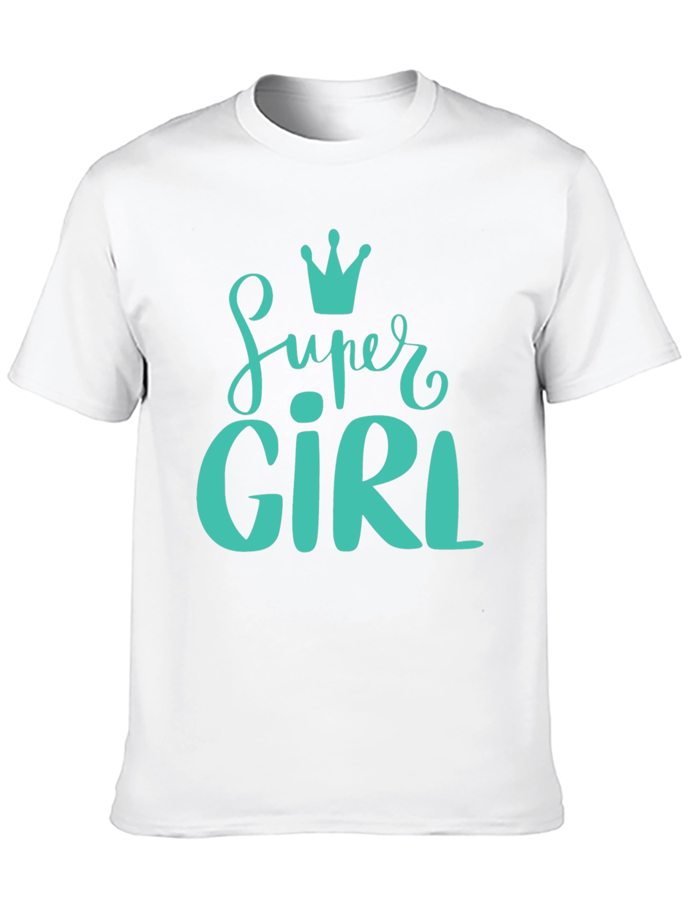 Super Girl Graphic T-Shirt - Black Cotton Tee
