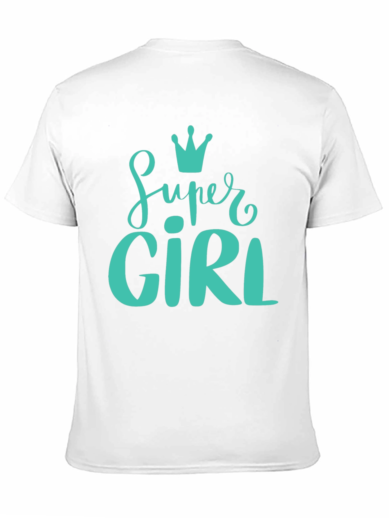 Super Girl Graphic T-Shirt - Black Cotton Tee