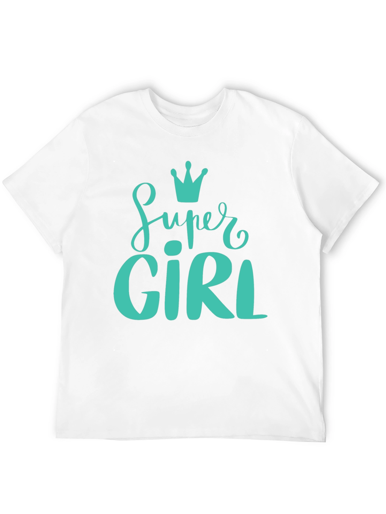 Super Girl Graphic T-Shirt - Black Cotton Tee