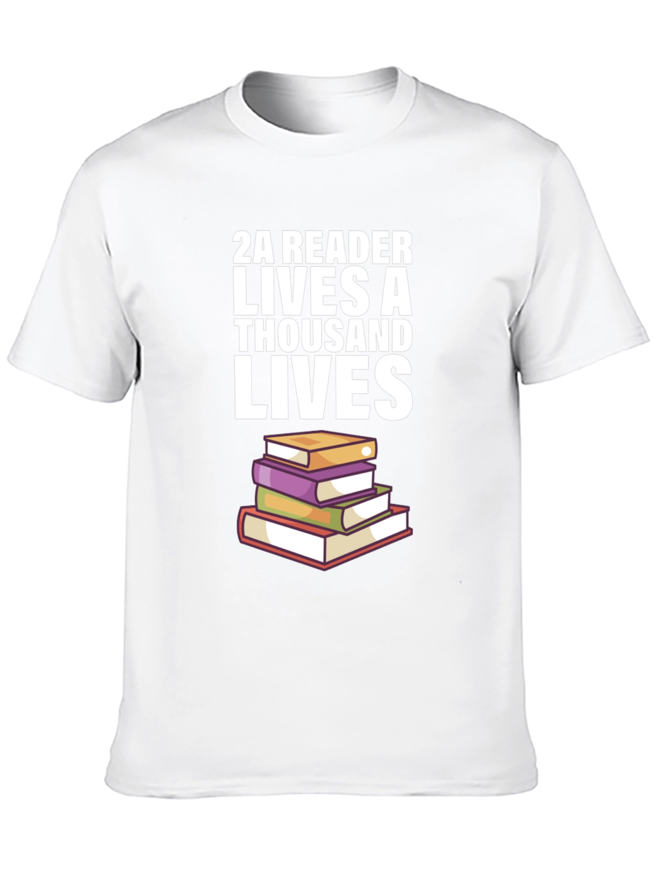 2A Reader Lives a Thousand Lives T-Shirt