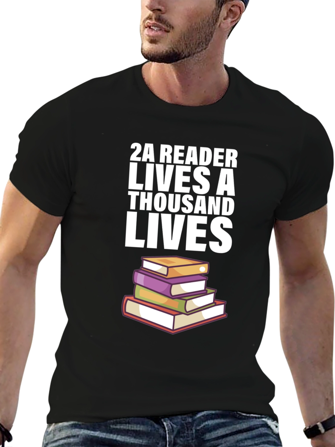 2A Reader Lives a Thousand Lives T-Shirt