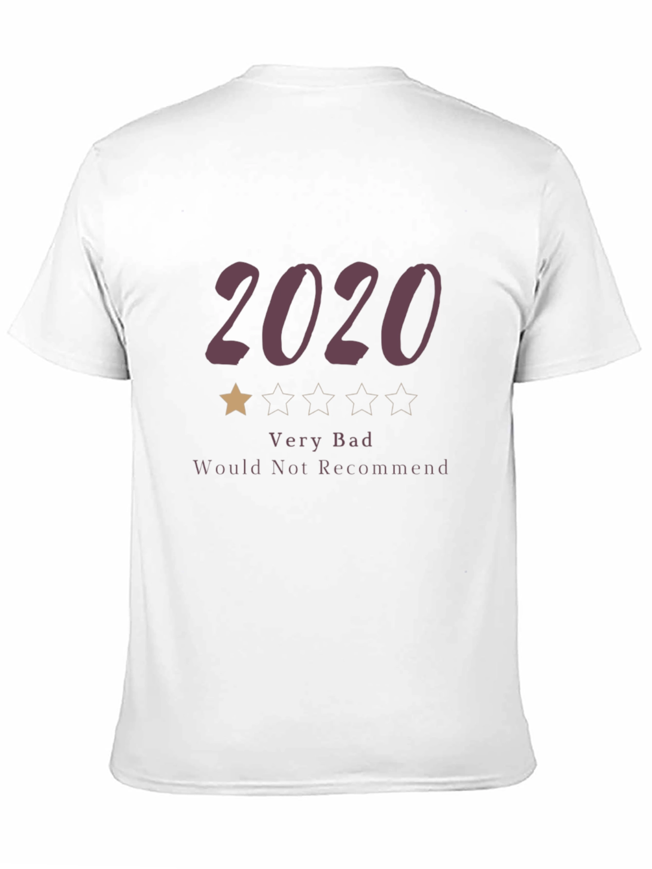 2020 One-Star Review Graphic Tee - Unisex