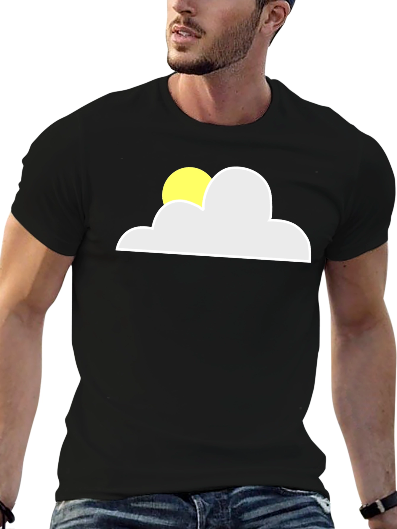 Sunny Day Cloud Graphic Tee - Comfort Fit