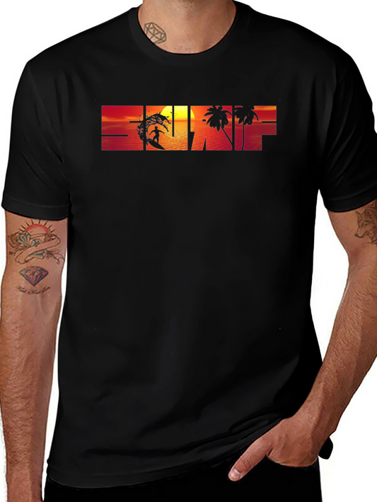 Sunset Surf Graphic T-Shirt