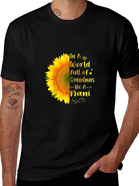 Sunflower Nani T-Shirt - Gift for Grandmas