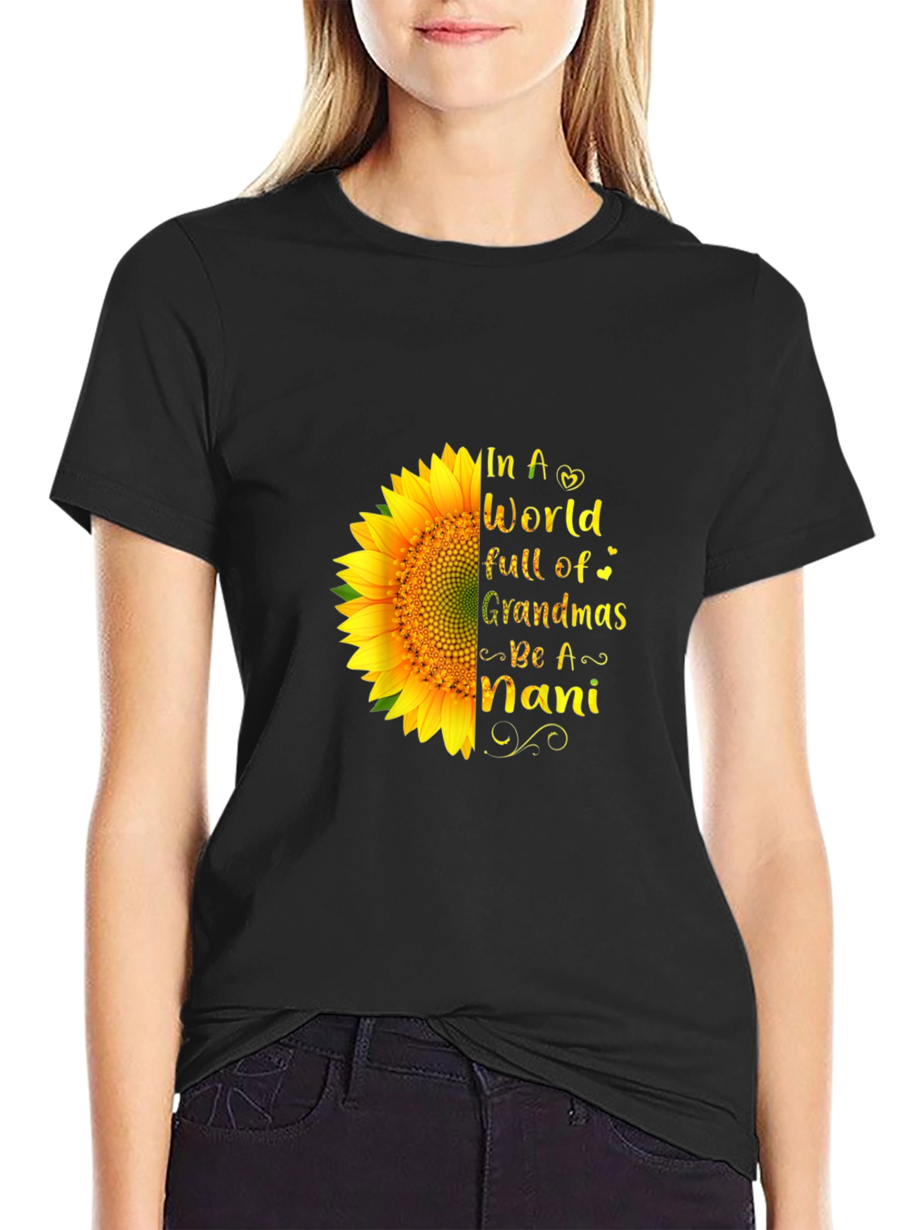 Sunflower Nani T-Shirt - Gift for Grandmas